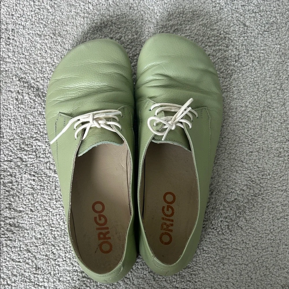 Women's Matcha Barefoot Origo Leather Shoes